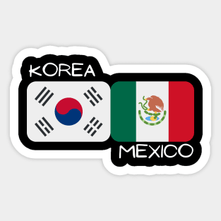 Korean Mexican - Korea, Mexico Sticker